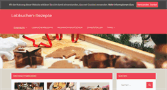 Desktop Screenshot of lebkuchen-rezepte.de