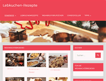 Tablet Screenshot of lebkuchen-rezepte.de